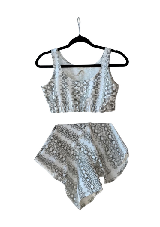 CONJUNTO DEPORTIVO SHORT ROMBOS - REF: CJDS0001